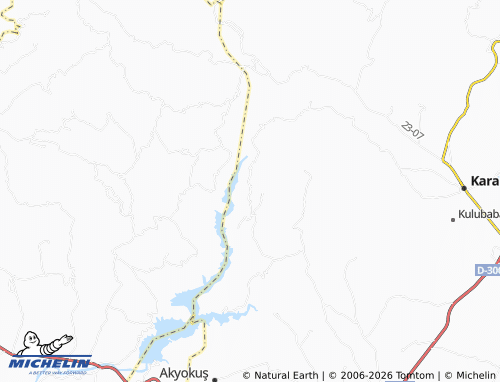 MICHELIN Karasakal map - ViaMichelin