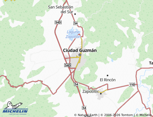 MICHELIN Santa Rosa map - ViaMichelin