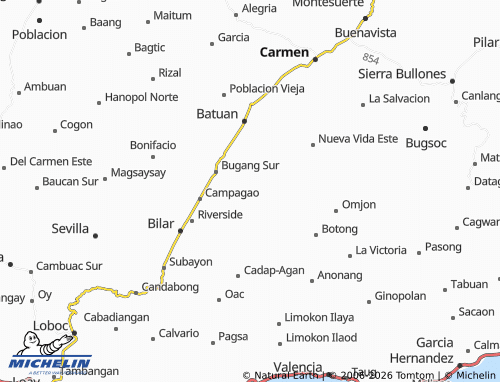 MICHELIN Cambigsi map - ViaMichelin