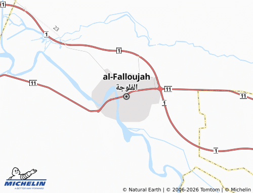 MICHELIN Fallujah map - ViaMichelin