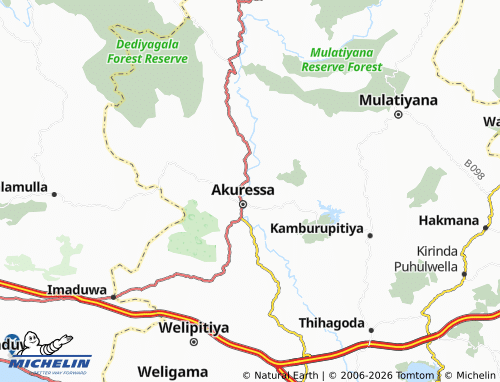 MICHELIN-Landkarte Panadugama - ViaMichelin