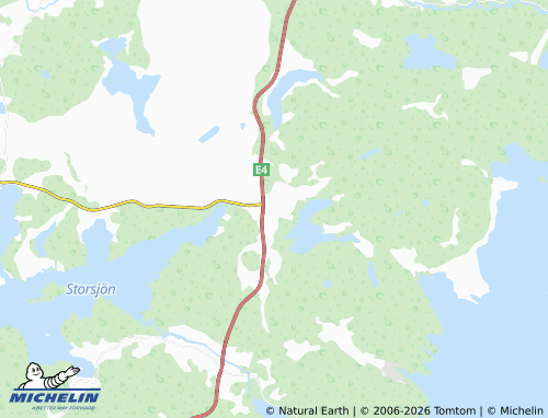 MICHELIN Jättendal map - ViaMichelin