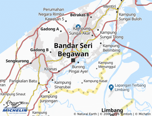 Mapa MICHELIN Kampung Parit - ViaMichelin
