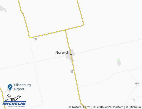 MICHELIN Norwich map - ViaMichelin