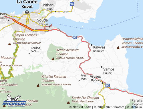 MICHELIN Stylos map - ViaMichelin