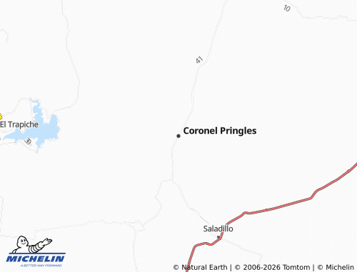 Mapa MICHELIN Coronel Pringles - ViaMichelin