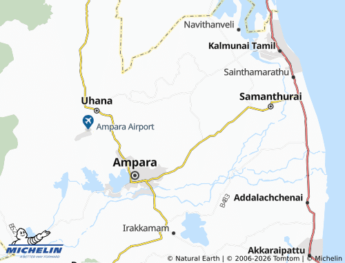 MICHELIN Buddhangala map - ViaMichelin