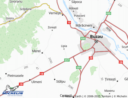 MICHELIN Lipia map - ViaMichelin