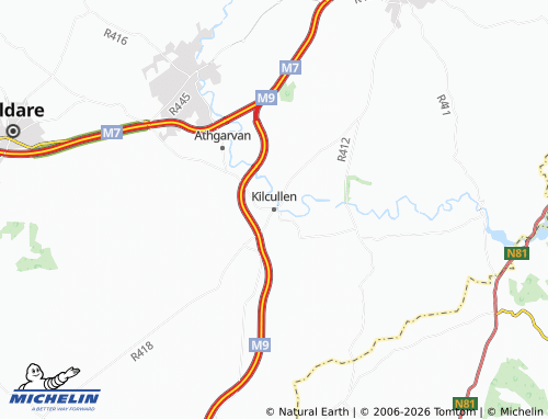 MICHELIN Kilcullen map - ViaMichelin