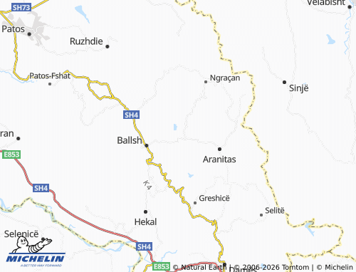 Carte MICHELIN Panahor - ViaMichelin