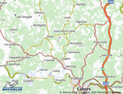 Mapa MICHELIN Nuzéjouls - ViaMichelin