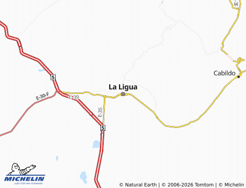 MICHELIN-Landkarte La Ligua - ViaMichelin