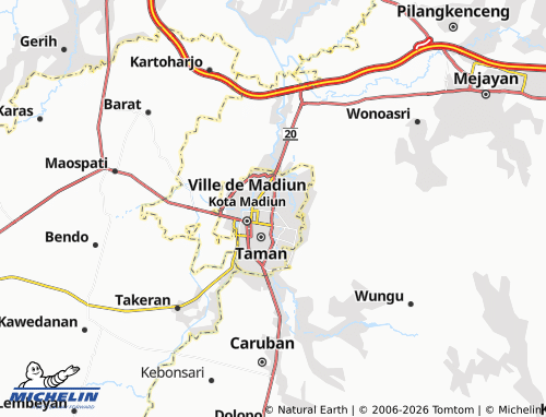 MICHELIN-Landkarte Oro Oro Ombo - ViaMichelin