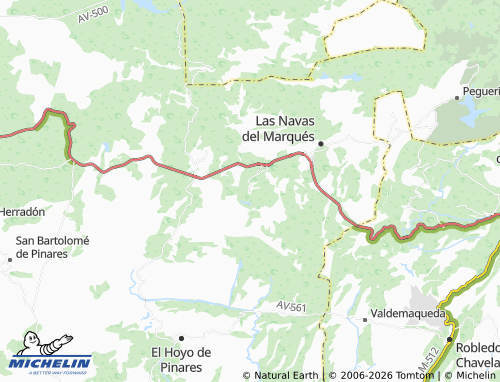 Mappa MICHELIN Ciudad Ducal - ViaMichelin