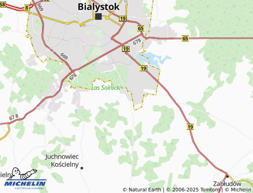 MICHELIN Stanisławowo map - ViaMichelin