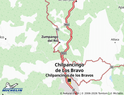 Mapa MICHELIN Cazahuates - ViaMichelin