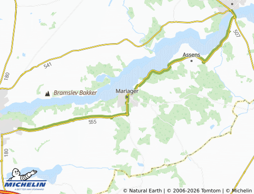 Mapa MICHELIN Mariager - ViaMichelin