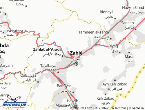 Mapa MICHELIN Zahlat al-Maydan - ViaMichelin
