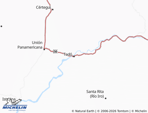 Mappa MICHELIN Tadó - ViaMichelin