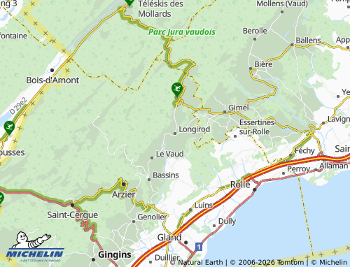 Mapa MICHELIN Longirod - ViaMichelin