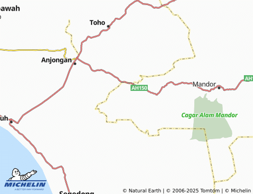 MICHELIN Ngarak map - ViaMichelin