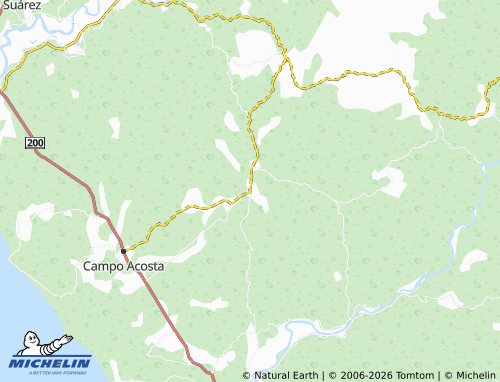 Mapa MICHELIN Agua Zarca - ViaMichelin