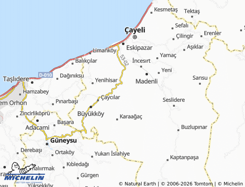 Mappa MICHELIN Gürgenli - ViaMichelin