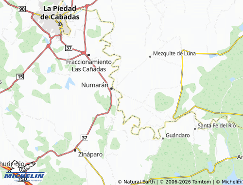 MICHELIN-Landkarte Hornitos - ViaMichelin