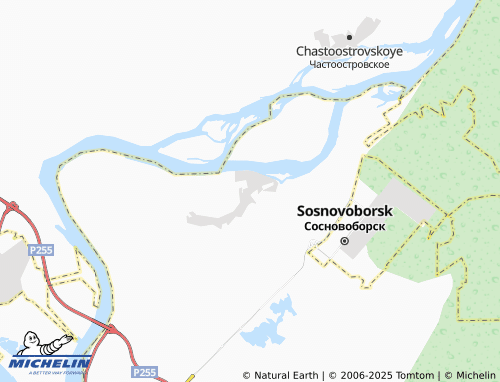 MICHELIN Yesaulovo map - ViaMichelin
