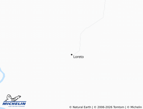 MICHELIN Loreto map - ViaMichelin