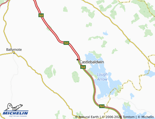 Mapa MICHELIN Castlebaldwin - ViaMichelin