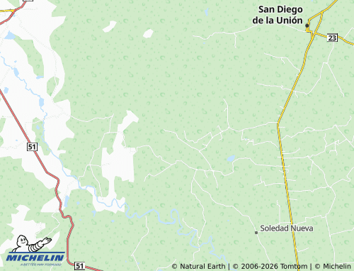 Mappa MICHELIN La Virgen - ViaMichelin
