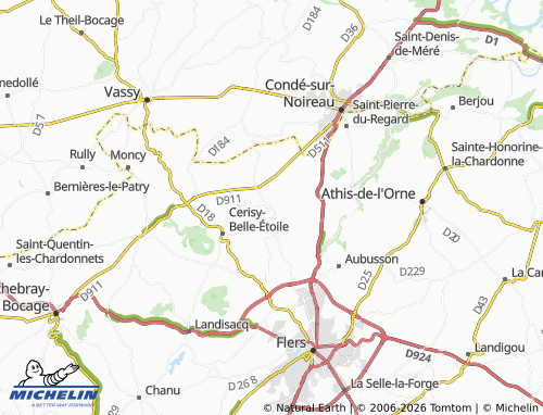 Mappa MICHELIN Caligny - ViaMichelin