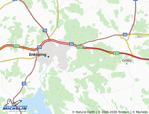 Mapa MICHELIN Åkersberg - ViaMichelin