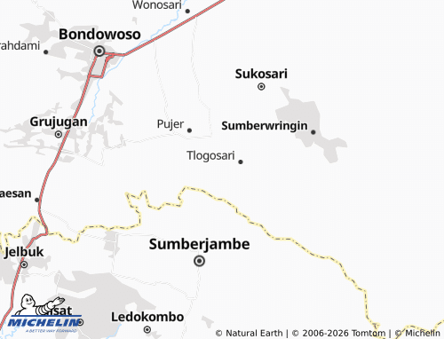 MICHELIN-Landkarte Sukowono - ViaMichelin
