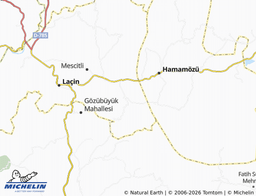 Kaart MICHELIN Doğanlar - ViaMichelin