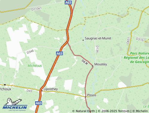 MICHELIN Castelnau map - ViaMichelin