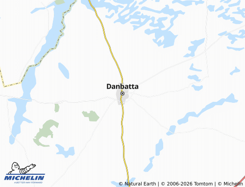 MICHELIN-Landkarte Danbatta - ViaMichelin