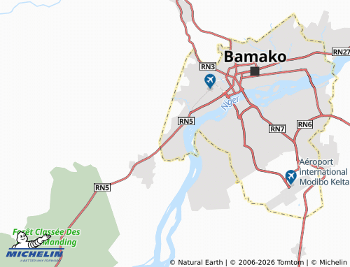 MICHELIN Sébéninkoro map - ViaMichelin