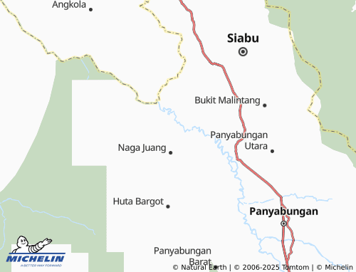 MICHELIN Banua Rakyat map - ViaMichelin