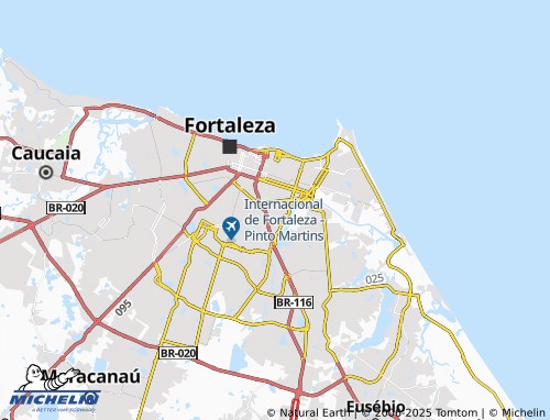 MICHELIN São João do Tauape map - ViaMichelin