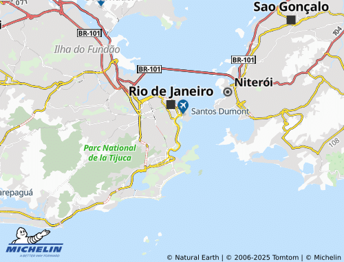 MICHELIN Catete map - ViaMichelin