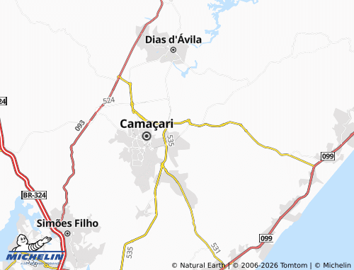 Mappa MICHELIN Parque das Palmeiras - ViaMichelin