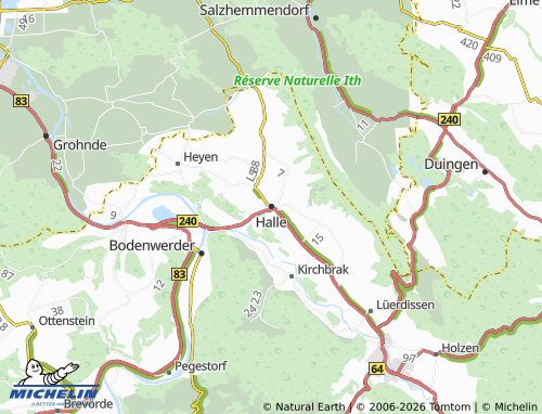 MICHELIN Halle map - ViaMichelin