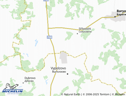 MICHELIN Salovo map - ViaMichelin