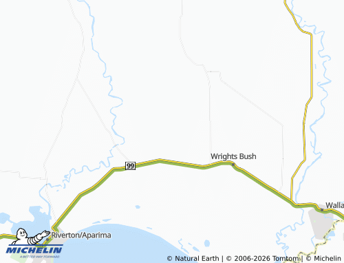 Mapa MICHELIN Flints Bush - ViaMichelin