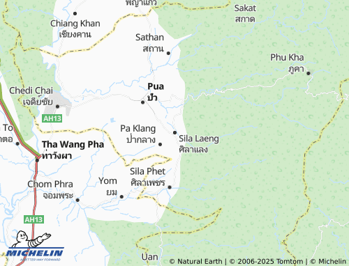 MICHELIN Sila Laeng map - ViaMichelin