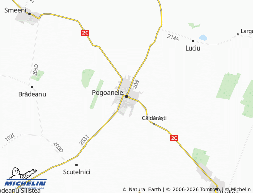 Mappa MICHELIN Pogoanele - ViaMichelin