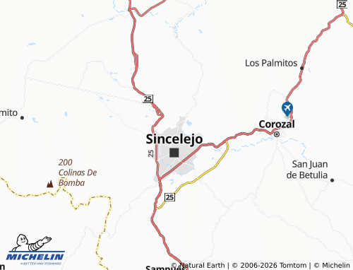 Mappa MICHELIN Tierra Grata - ViaMichelin