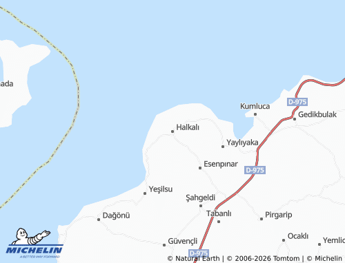 MICHELIN Halkalı map - ViaMichelin